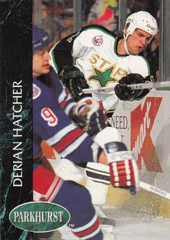 #72 Derian Hatcher - Minnesota North Stars - 1992-93 Parkhurst Hockey