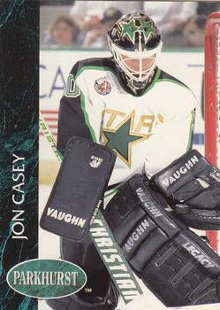 #73 Jon Casey - Minnesota North Stars - 1992-93 Parkhurst Hockey