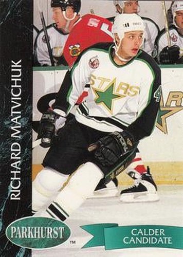 #74 Richard Matvichuk - Minnesota North Stars - 1992-93 Parkhurst Hockey