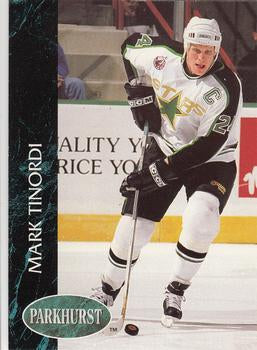 #76 Mark Tinordi - Minnesota North Stars - 1992-93 Parkhurst Hockey