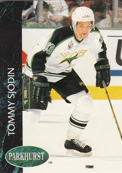 #79 Tommy Sjodin - Minnesota North Stars - 1992-93 Parkhurst Hockey