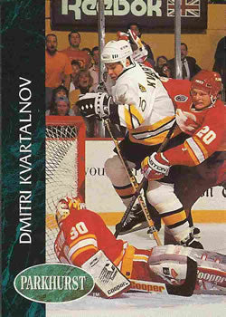 #7 Dmitri Kvartalnov - Boston Bruins - 1992-93 Parkhurst Hockey