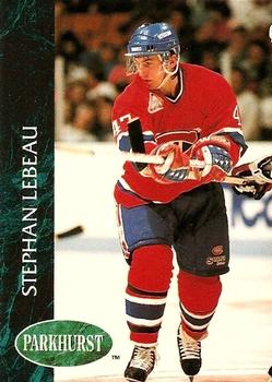 #82 Stephan Lebeau - Montreal Canadiens - 1992-93 Parkhurst Hockey