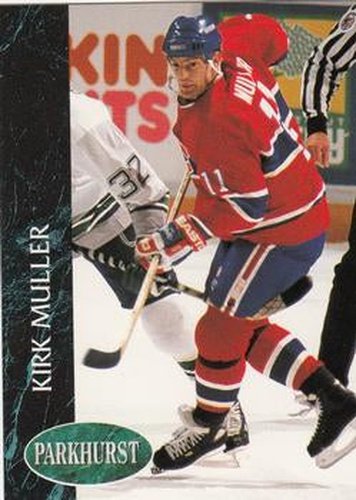 #83 Kirk Muller - Montreal Canadiens - 1992-93 Parkhurst Hockey