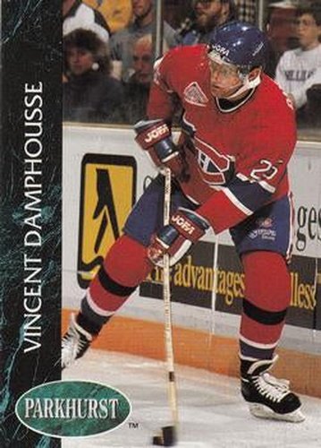 #86 Vincent Damphousse - Montreal Canadiens - 1992-93 Parkhurst Hockey