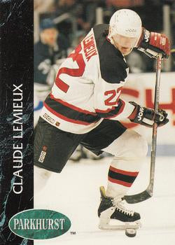 #89 Claude Lemieux - New Jersey Devils - 1992-93 Parkhurst Hockey