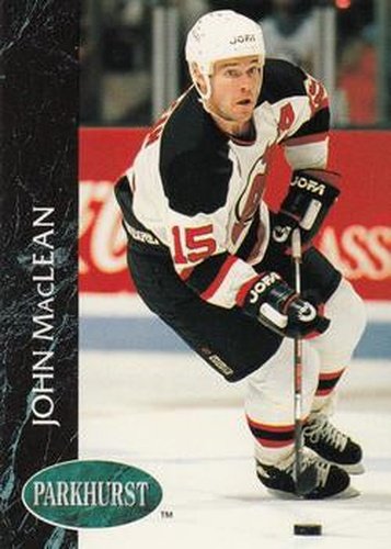 #90 John MacLean - New Jersey Devils - 1992-93 Parkhurst Hockey