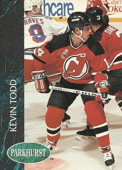 #94 Kevin Todd - New Jersey Devils - 1992-93 Parkhurst Hockey