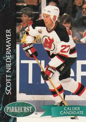 #95 Scott Niedermayer - New Jersey Devils - 1992-93 Parkhurst Hockey