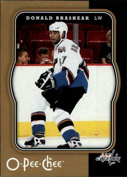 #490 Donald Brashear - Washington Capitals - 2007-08 O-Pee-Chee Hockey