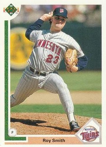 #490 Roy Smith - Minnesota Twins - 1991 Upper Deck Baseball