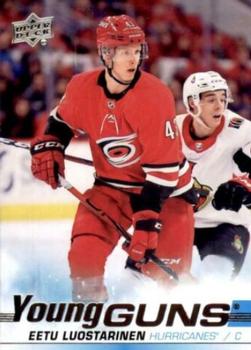 #490 Eetu Luostarinen - Carolina Hurricanes - 2019-20 Upper Deck Hockey