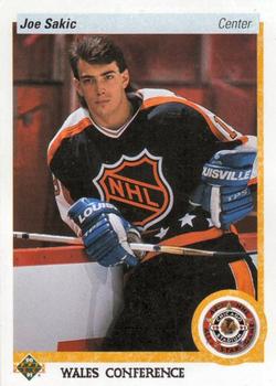 #490 Joe Sakic - Quebec Nordiques - 1990-91 Upper Deck Hockey