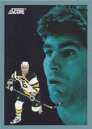 #490 Ray Bourque - Boston Bruins - 1992-93 Score Canadian Hockey