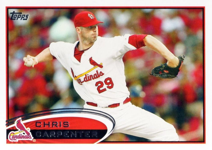 #490 Chris Carpenter - St. Louis Cardinals - 2012 Topps Baseball