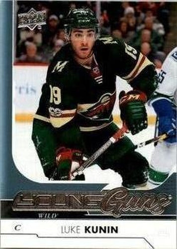 #490 Luke Kunin - Minnesota Wild - 2017-18 Upper Deck Hockey
