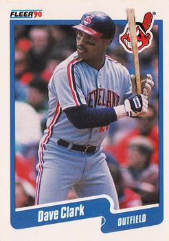 #490 Dave Clark - Cleveland Indians - 1990 Fleer USA Baseball