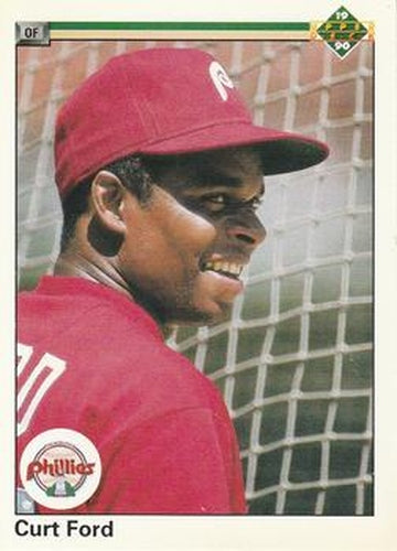 #490 Curt Ford - Philadelphia Phillies - 1990 Upper Deck Baseball