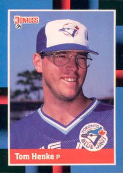 #490 Tom Henke - Toronto Blue Jays - 1988 Donruss Baseball