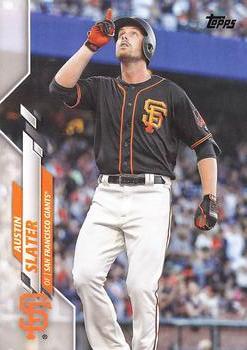 #490 Austin Slater - San Francisco Giants - 2020 Topps Baseball