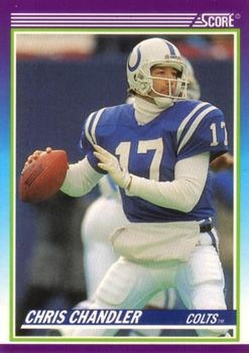 #490 Chris Chandler - Indianapolis Colts - 1990 Score Football