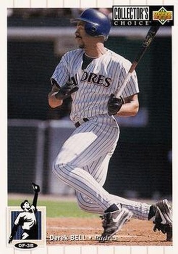#490 Derek Bell - San Diego Padres - 1994 Collector's Choice Baseball