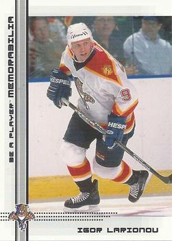 #490 Igor Larionov - Florida Panthers - 2000-01 Be a Player Memorabilia Hockey