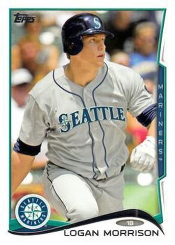 #490 Logan Morrison - Seattle Mariners - 2014 Topps Baseball