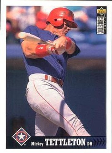 #490 Mickey Tettleton - Texas Rangers - 1997 Collector's Choice Baseball