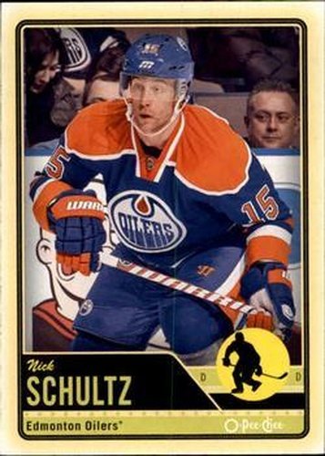 #490 Nick Schultz - Edmonton Oilers - 2012-13 O-Pee-Chee Hockey