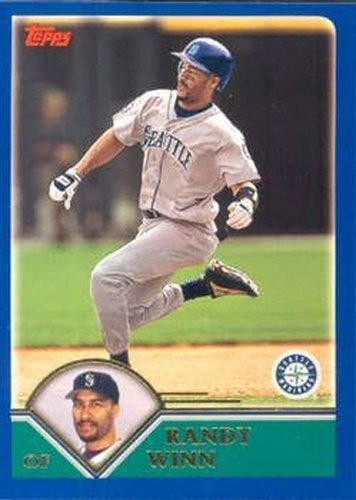 #490 Randy Winn - Seattle Mariners - 2003 Topps Baseball