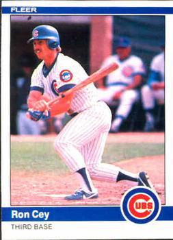 #490 Ron Cey - Chicago Cubs - 1984 Fleer Baseball