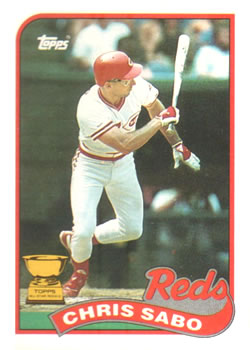 #490 Chris Sabo - Cincinnati Reds - 1989 Topps Baseball