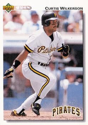 #490 Curtis Wilkerson - Pittsburgh Pirates - 1992 Upper Deck Baseball