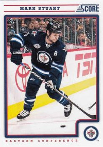#490 Mark Stuart - Winnipeg Jets - 2012-13 Score Hockey