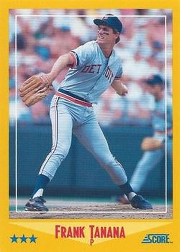 #490 Frank Tanana - Detroit Tigers - 1988 Score Baseball