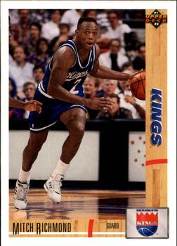 #490 Mitch Richmond - Sacramento Kings - 1991-92 Upper Deck Basketball