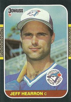 #490 Jeff Hearron - Toronto Blue Jays - 1987 Donruss Baseball