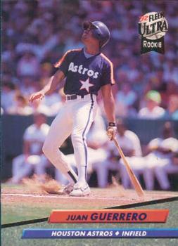 #490 Juan Guerrero - Houston Astros - 1992 Ultra Baseball
