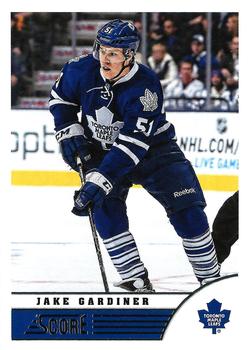 #490 Jake Gardiner - Toronto Maple Leafs - 2013-14 Score Hockey