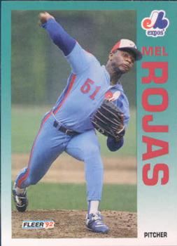 #490 Mel Rojas - Montreal Expos - 1992 Fleer Baseball