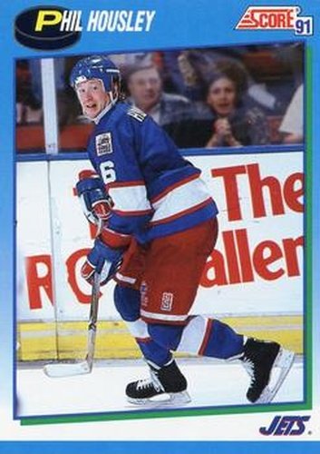 #491 Phil Housley - Winnipeg Jets - 1991-92 Score Canadian Hockey