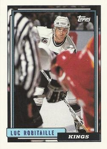 #101 Luc Robitaille - Los Angeles Kings - 1992-93 Topps Hockey