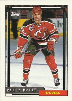 #106 Randy McKay - New Jersey Devils - 1992-93 Topps Hockey