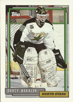 #108 Darcy Wakaluk - Minnesota North Stars - 1992-93 Topps Hockey