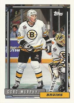 #114 Gord Murphy - Boston Bruins - 1992-93 Topps Hockey
