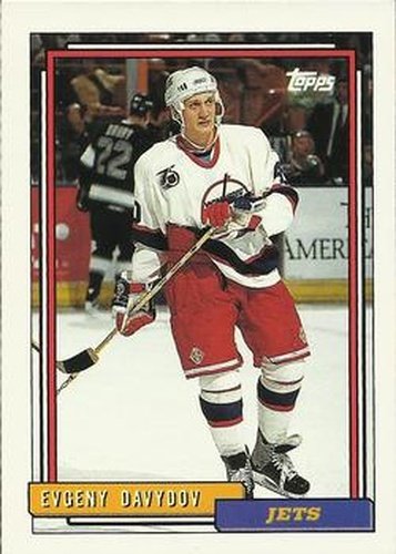 #115 Evgeny Davydov - Winnipeg Jets - 1992-93 Topps Hockey