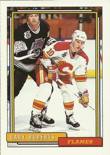 #116 Gary Roberts - Calgary Flames - 1992-93 Topps Hockey