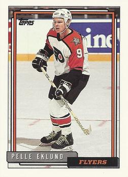 #117 Pelle Eklund - Philadelphia Flyers - 1992-93 Topps Hockey