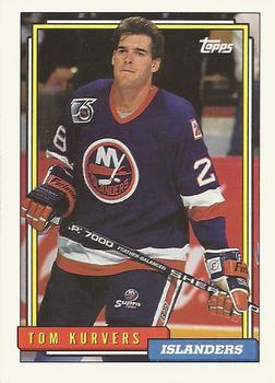 #118 Tom Kurvers - New York Islanders - 1992-93 Topps Hockey